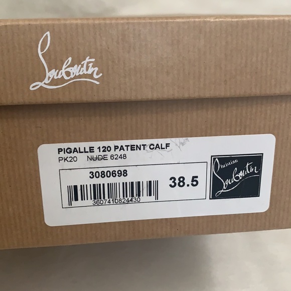 Christian Louboutin Nude Pointed Toe Heels - Picture 7 of 8